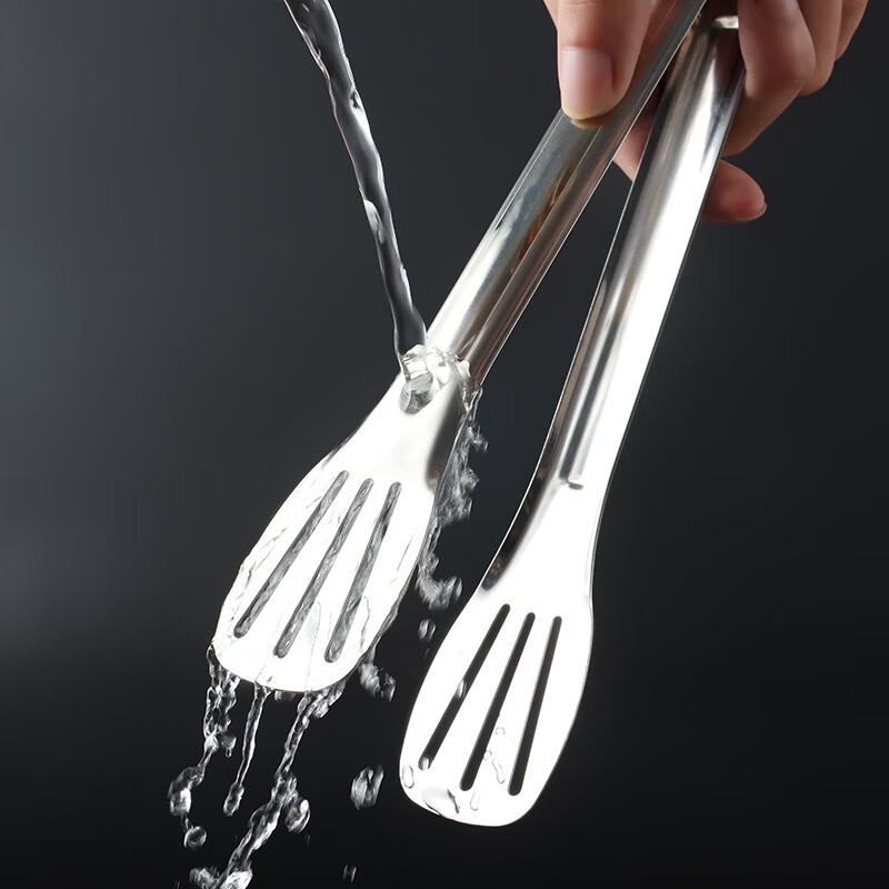 Baijie 304 Stainless Steel Multifunctional Food Tongs
