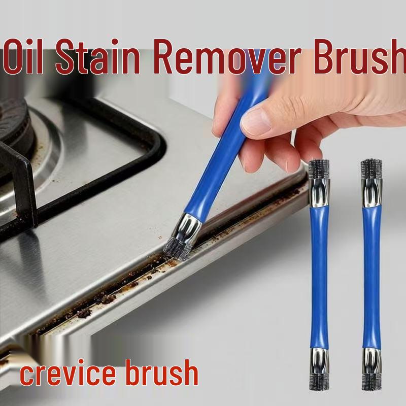 Multi-functional Gas Stove Steel Brush for Strong Stain Removal and Crevice Cleaning