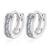 Round Earrings Temperament Earrings Men's and Women's Zirconium Diamond Ear Buckles Ear Buckles 2026