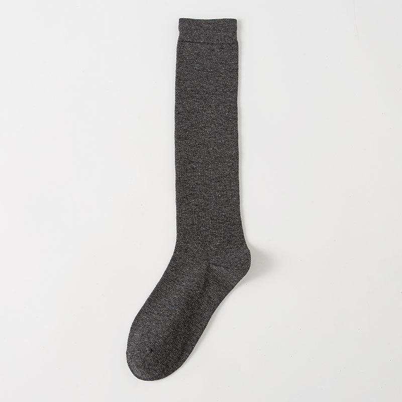 

JK Style Over-the-Knee Calf Socks - Women s Autumn Winter Cotton Sweat-Absorbent Slimming Micro-Pressure Long Socks One Size