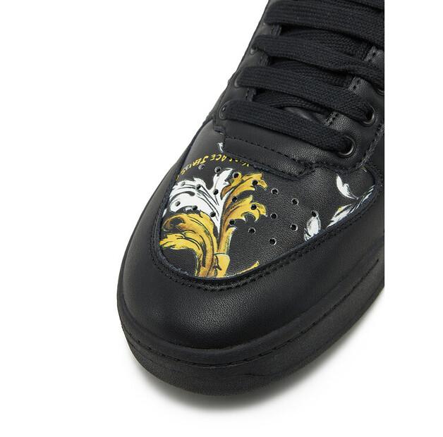 Мужские кроссовки Versace Jeans Couture 78ya3sd4 чёрные