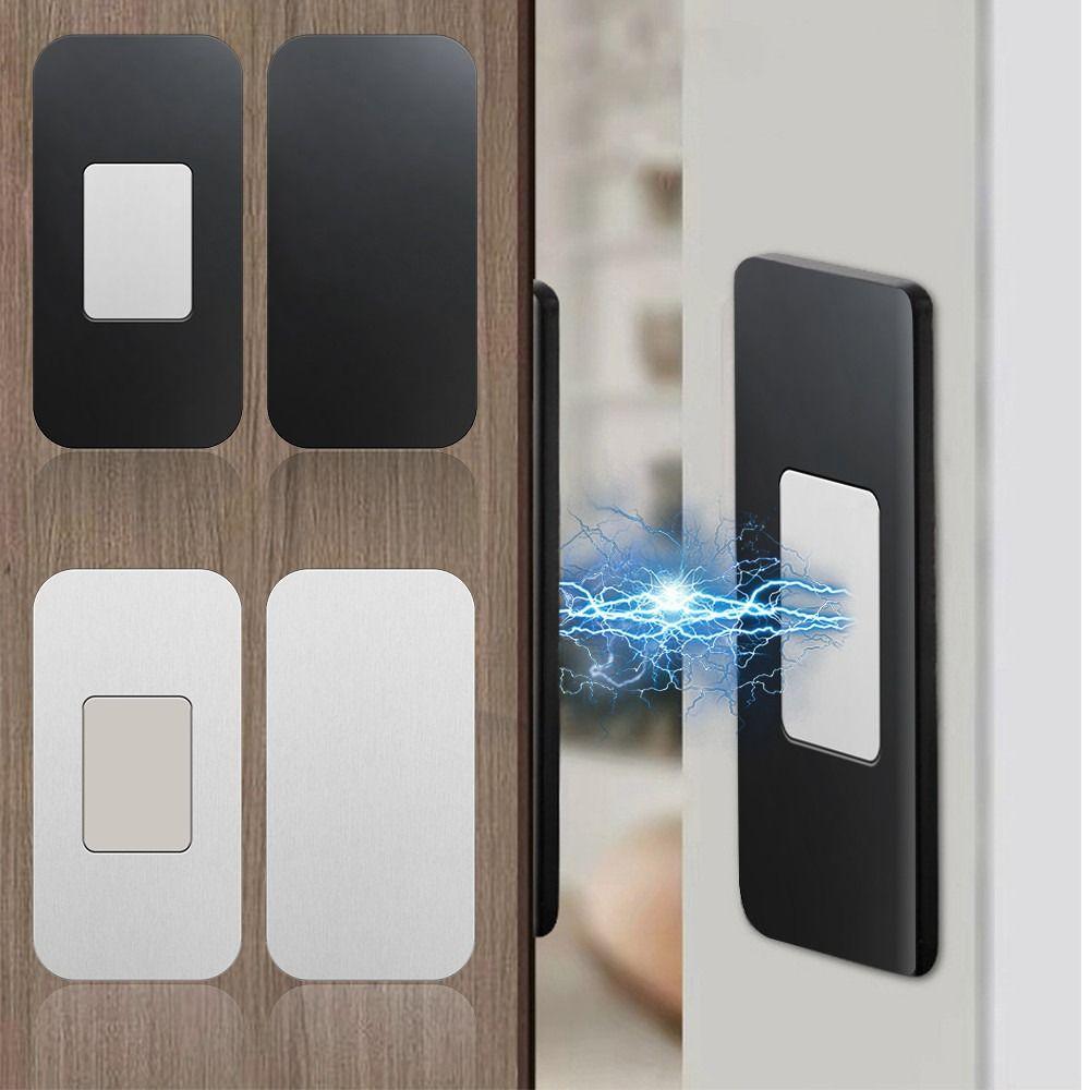 Latch Door Attraction Patch Self-adhesive Cabinet Catches Wardrobe Door Closer