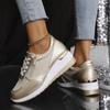 Damen Sneaker Schuhe Mode Tennis Damen Plateau Damenschuhe Designer Neue Trainer Groß Lässig Keilabsatz Dicke Sohle Rosen