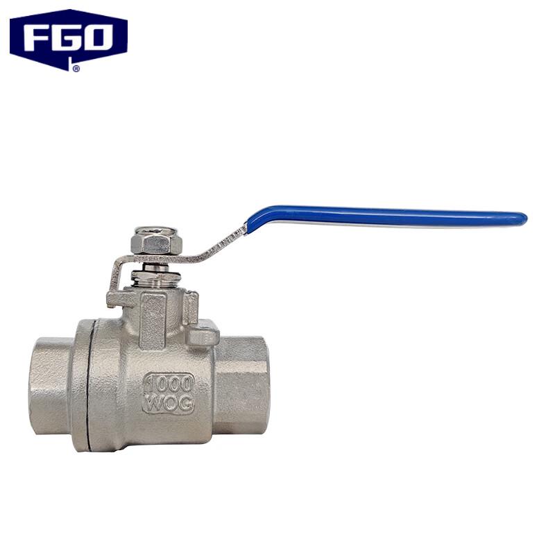 FGO Stainless Steel 316 Two-Piece Ball Valve Q11F-16R