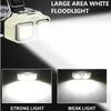 Powerful LED Induction Headlamp 4 Lighting Modes Type-C Charge Head Flashlight Outdoor Waterproof Camping Fishing Headlight