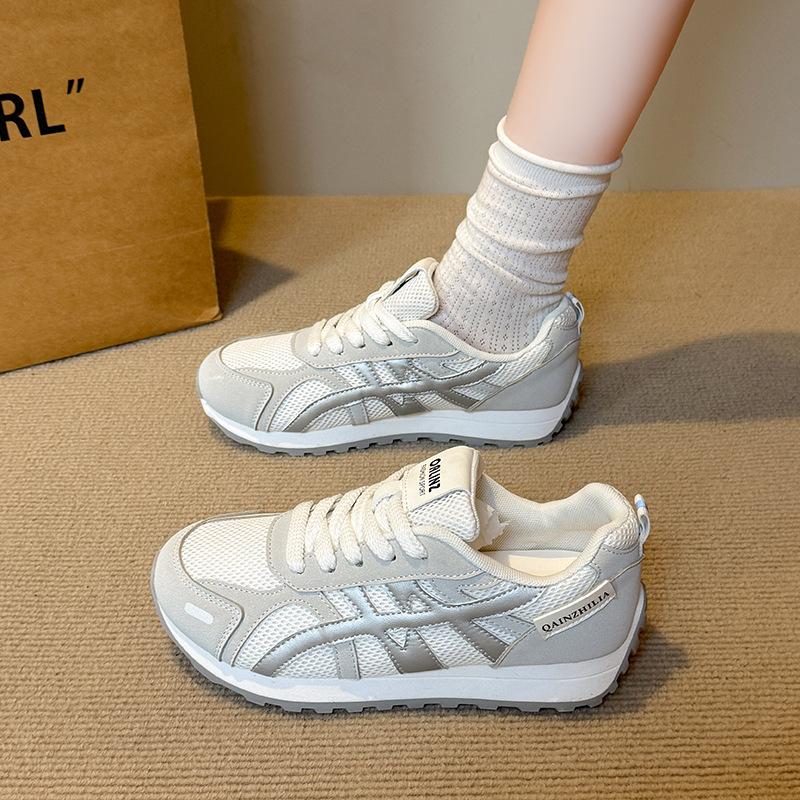 European products 2025 autumn new thick-soled German training shoes women's mesh breathable casual sports shoes fashion trend versatile shoes