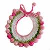 Pet Scarf Bib, Adjustable Accessories, Cat Dog Costume XS Gradient Pink