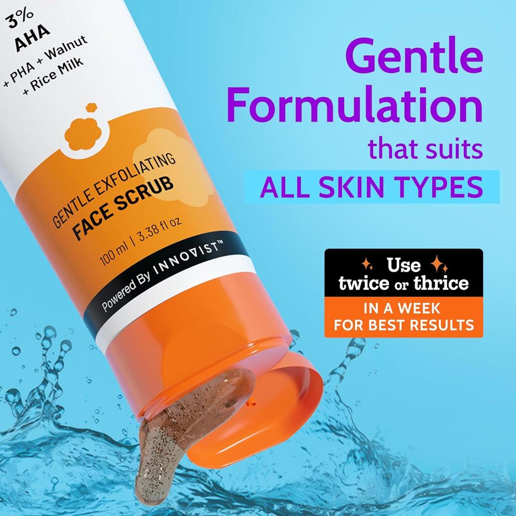 Chemist At Play 30x Vitamin C Face Wash With Gentle Exfoliating Scrub For Radiant Skin 100ml X Pack Of 2