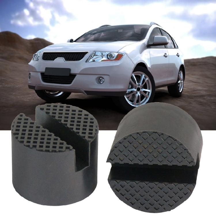 High Density Rubber Jacking Lift Pads Adapter Garage Essential Tool Suitable for Protects Rockers Panel and Chassis 4pcs
