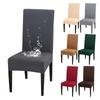 6 Pieces Waterproof Chair Cover Thin Fabric Slipcover for Dining Room Wedding Banquet Office Chair Protector for Kids Washable