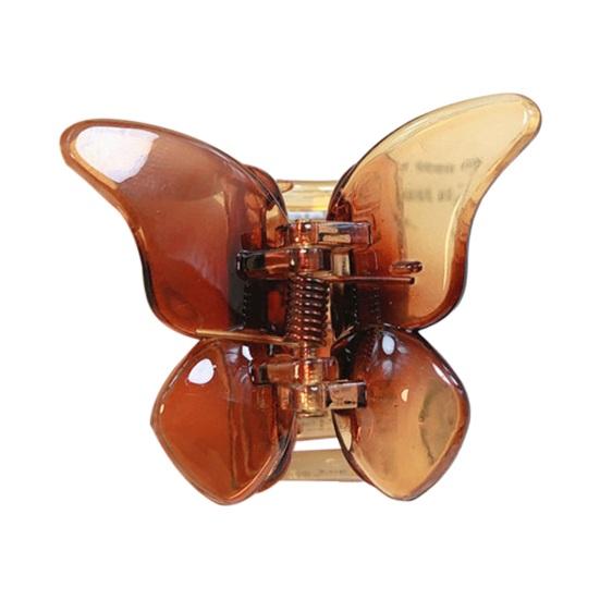 Horquilla de mariposa para mujer, garra para el pelo transparente 3D antideslizante, flequillo decorativo ligero, herramienta de peinado, accesorios para el cabello para mujer, sombreros para niños