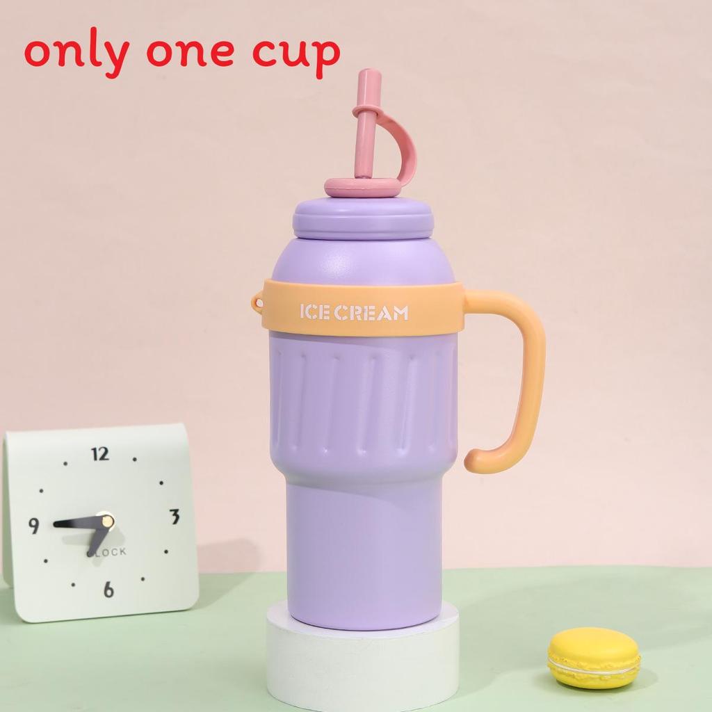 Stainless Steel Insulated Travel Mug With Handle For Outdoor Activities And Gift Giving