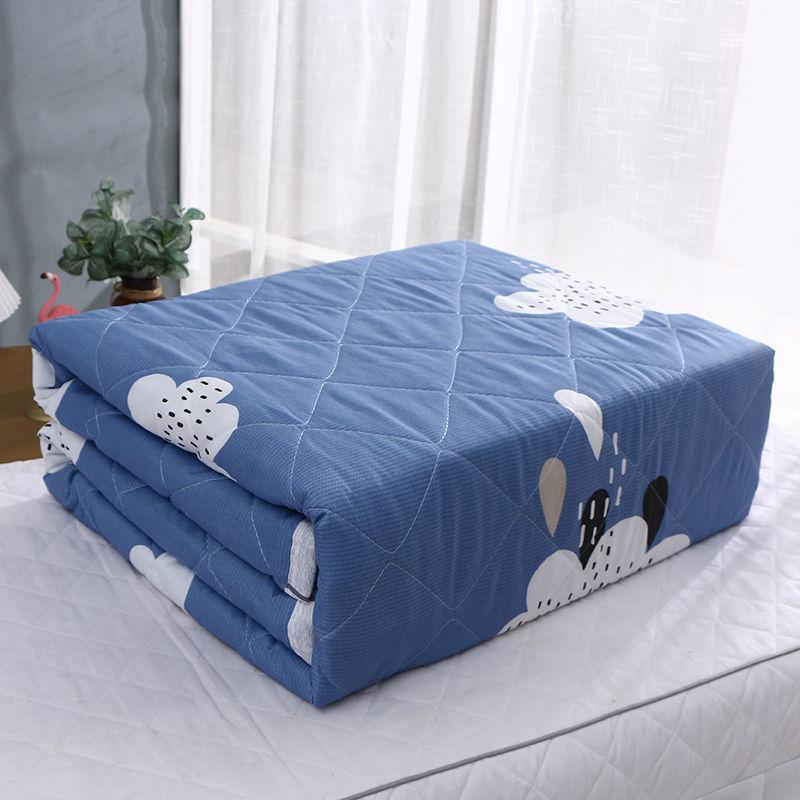 Spring Summer Thin Quilt Comfortable Single Double Blanket Quilts for Children Adults