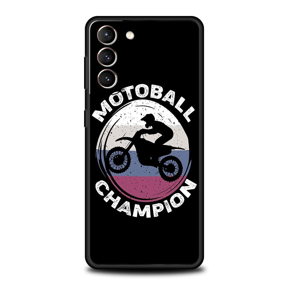Moto Cross Motorcycle Sports Phone Case For Samsung Galaxy S24 S23 S22 5G S20 Ultra S21 FE S10 S9 Plus S10E S8 Lite 20 TPU Cover