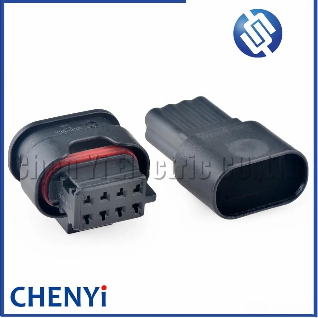 8 Pin Automotive Waterproof Connector Car Rear Taillight Wire Harness Plug 805-031-541 705-330 For BMW Mercedes-Benz
