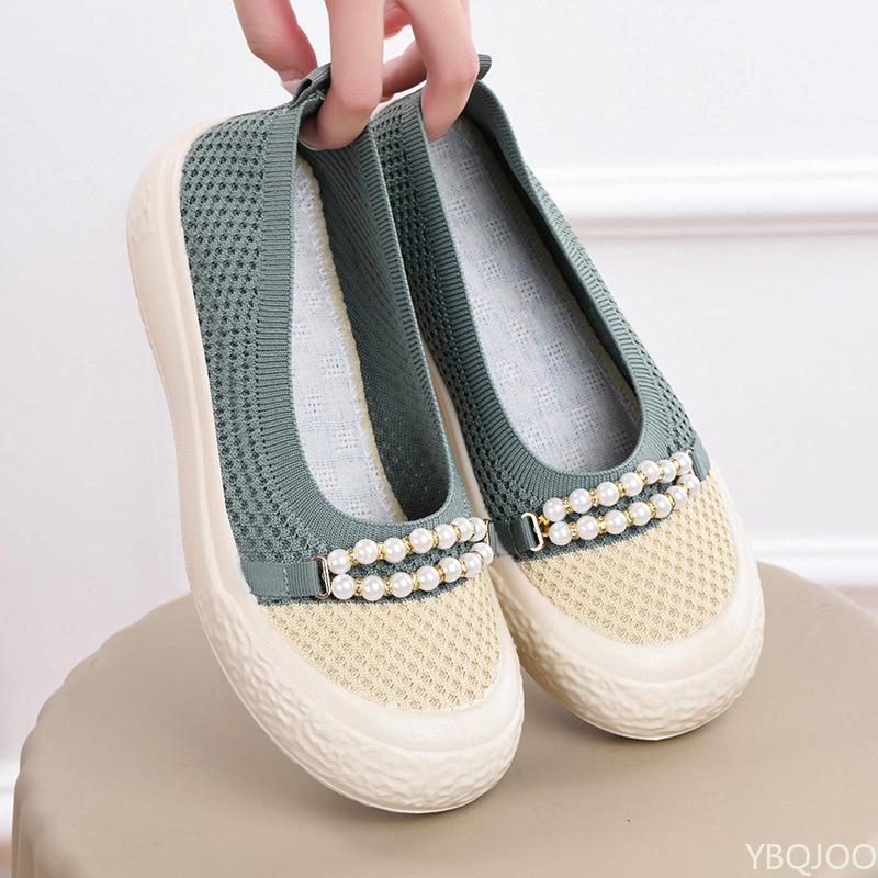 Fashion Spring Summer New Women's Singles Shoes Are Casual Breathable Thick Soled Soft Soled Non Slip Fashionable Simple Women's Shoes