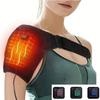 USB Electric Heating Amr Heated Shoulder Brace Wrap Shoulder Massage Support Belt Strap for Arm Shoulder Fitness Brace Keep Warm