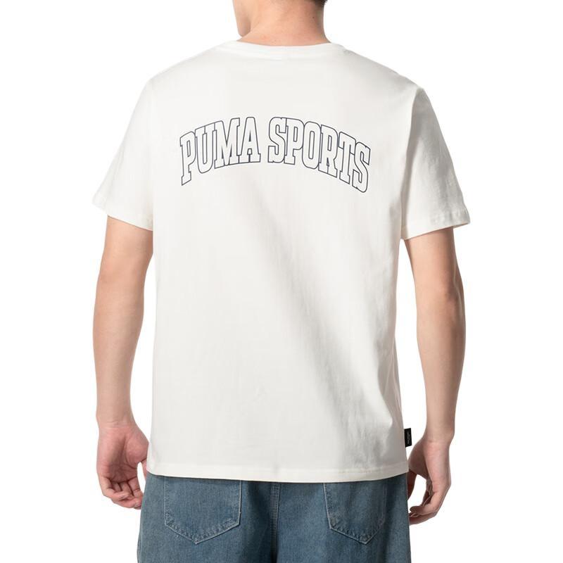 Puma Logo Sports T-shirt 'White' Men's 630353-65