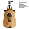 Cartoon Capybara Soap Dispenser Refillable Hand Soap Shampoo Shower Gel Facial Cleanser Container Bathroom Empty Press Pump Bottle