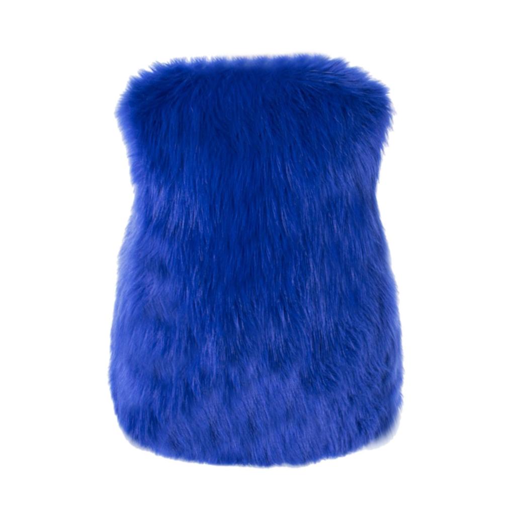 Damska kamizelka bez rękawów z domieszką wełny solidna zimowa luźna kamizelka płaszcz znosić