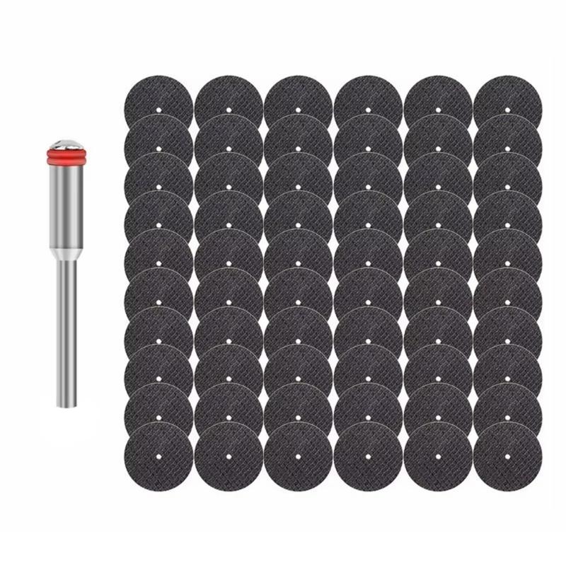 64pcs Fiberglass Reinforced Cutting Wheel High Durability Mini Metal Cutting Discs set for Rotary Tool Accessories