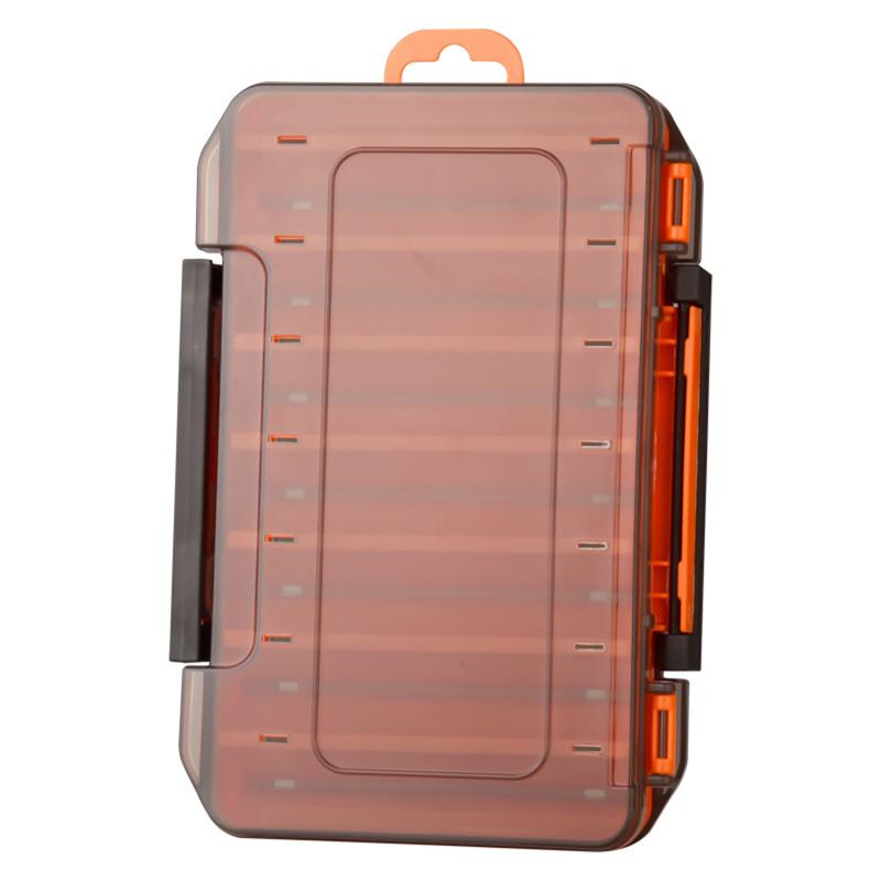 14 přihrádek Krabička na rybářské náčiní Oboustranný úložný organizér na nástrahy a háčky Rybářské příslušenství