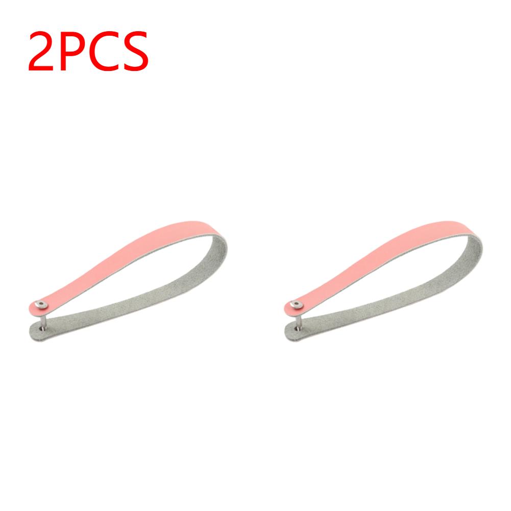 1/2/3Pcs Foldable Front Bag Quick Release Cowhide Handle Pull Ring Belt For Brompton Folding Bike Carrier Bicycle Accessories