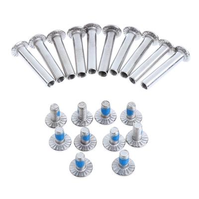10 Sets Skate Wheel Socket Screw Inline Roller Skate Screws Shaft Hex Tool