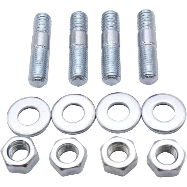 Carburetor Mounting Kit Carb Studs 5/16" x 3" Fits C-hevy F-ord Holley E-delbrock