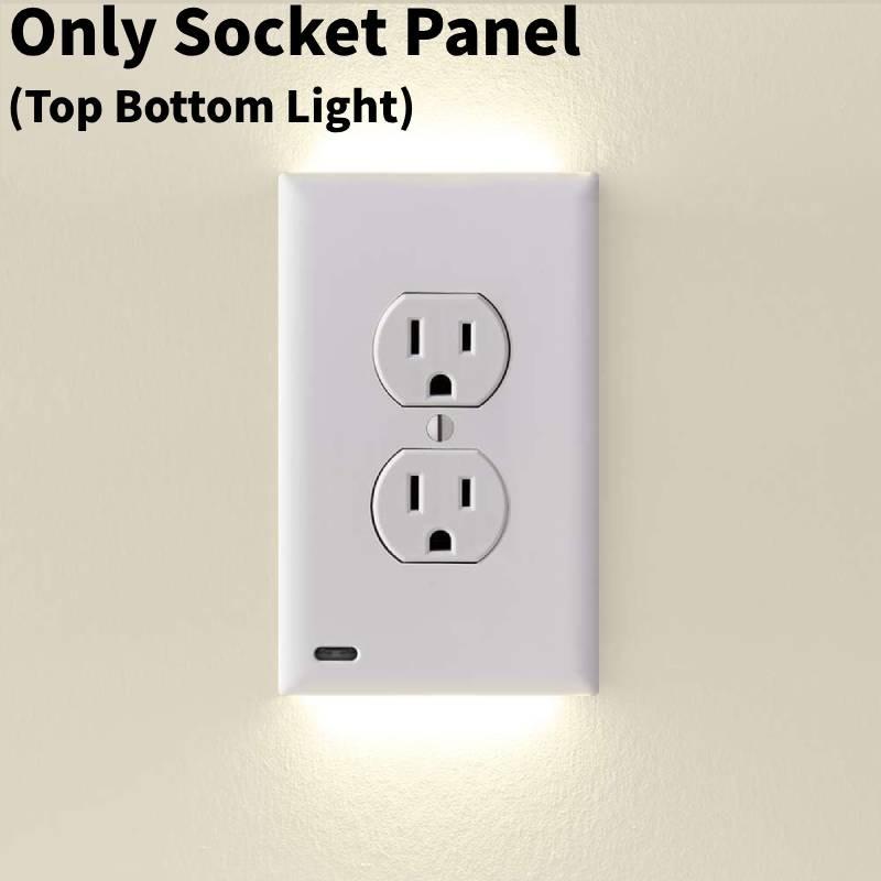 Cover Outlet Wall Socket Plate Sensor Led Night Light Coverplate Tools Plug