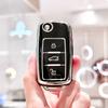 Tpu Keyless Car Key Cover Case For Vw Superb Tiguan Beetle Golf 4 5 6 7 Bora Jetta Polo Mk4 Mk6 Bora Passat B5 B6 Key Case