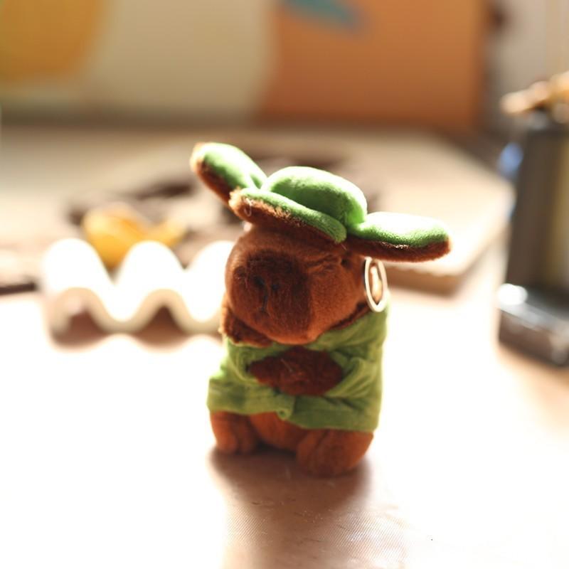 Plush Capybara Keychain With Soft Short Plush For Kids And Collectors