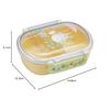 Skater Children's Antibacterial Lunch Box, Fluffy, 360ml, Totoro, Sanpomichi Design, Made in Japan, QAF2BAAG-A