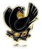 Don Flyee Yatagarasu Japanese Mythology Pin Badge Butterfly Clutch Alloy C0058