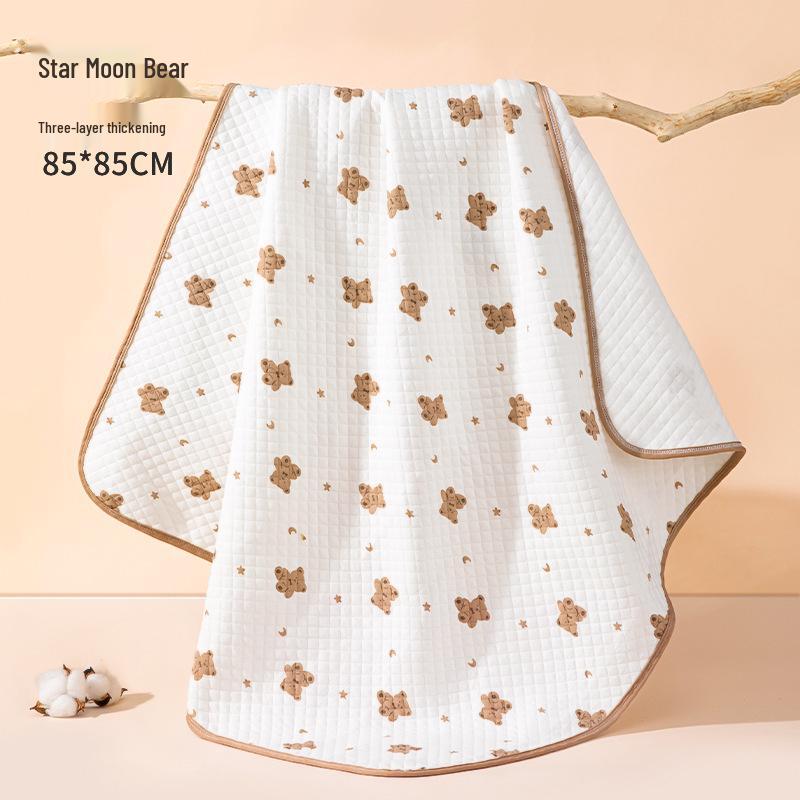 

Thickened Pure Cotton Swaddle Blanket for Newborns, Autumn/Winter Use 85x85cm
