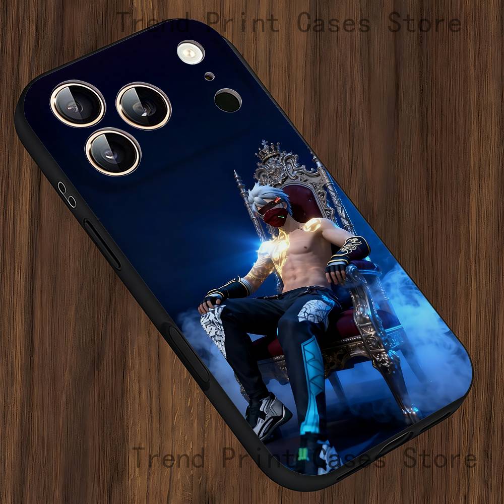 F-Free F-Fire Phone Case For iPhone 13,16,12,14,15,11,17,Pro,Max,Plus,E,Air,Mini Shockproof Cover