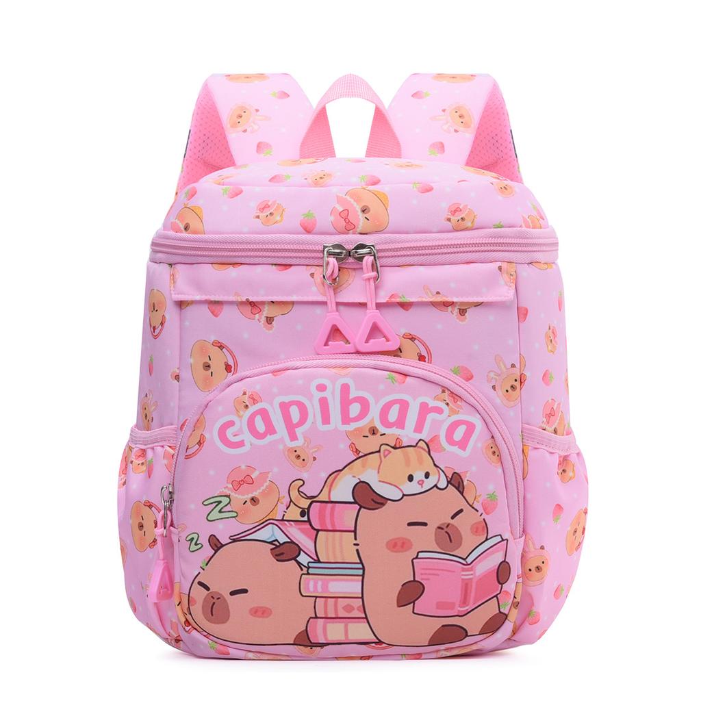 School Bag New Children's Bag Small Class Boys and Girls Cute Cartoon Backpack Kapibara Small