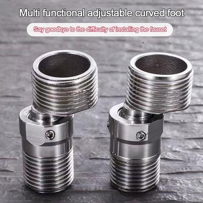 Reglare Unghi Picior Curbat Înclinat Rotativ 360° Adaptor Robinet Duș Piese de Schimb