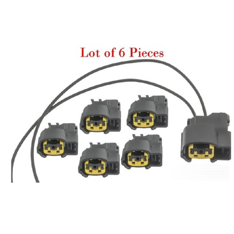 

6 x Ignition Coil Connector Fits Entourage Santa Fe Magentis Optima V6