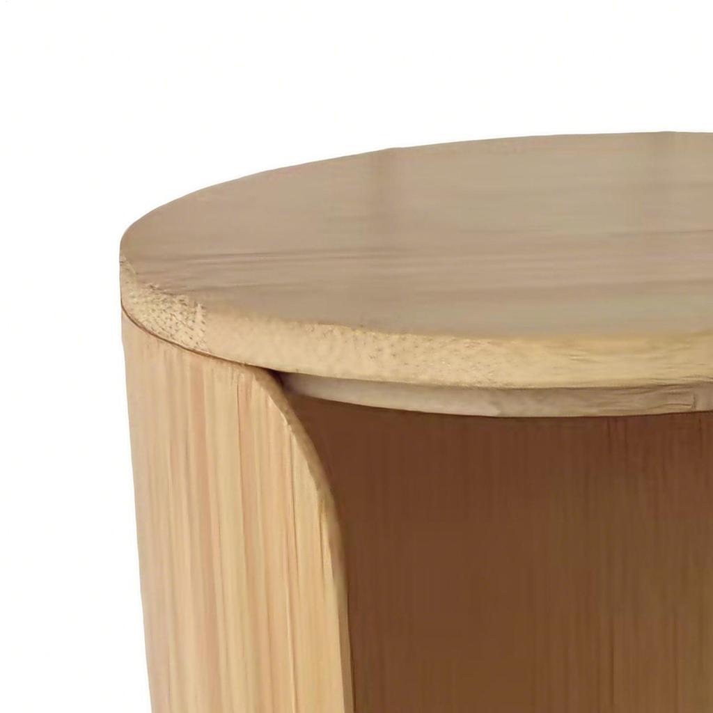 Bamboo Wood Face Pads Storage Box Cotton Round Holder Makeup Cotton Pads Storage Makeup Remover Towel Holder