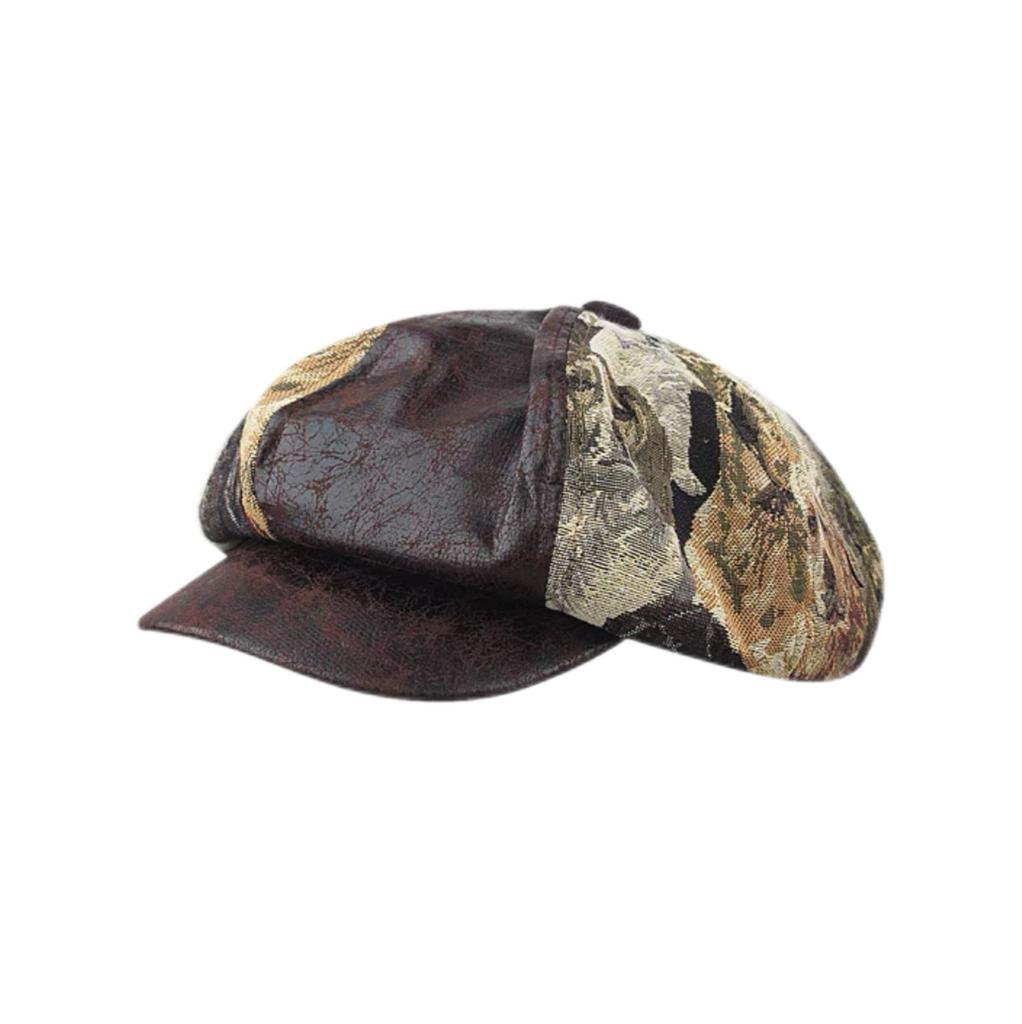 Summer Retro Flower Embroidery Forward Hat Children Go Out To Show Their Faces Small Versatile Fashionable Beret