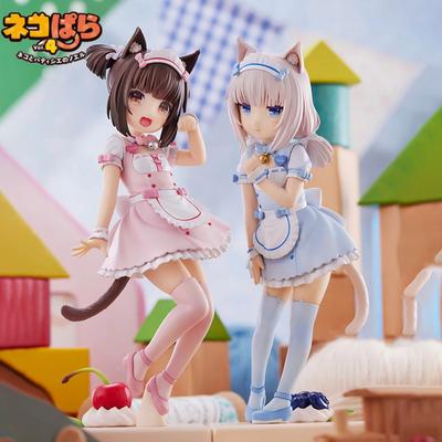 Cat Maid Animation Nekopara Figure Chocolates Vanilla Adorable Design Cat Miniature Polyvinyl Chloride Static Child Collector-worthy Playthings
