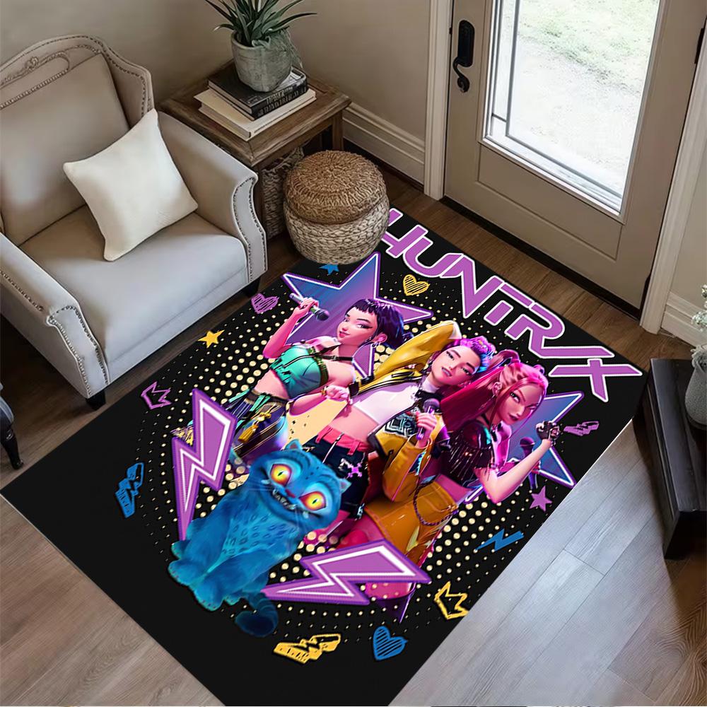 Fantasy Sword Dance Party Floor Mat Design for Decorate room Foyer Balcony Outdoor Antislip Carpet Anime Office Decor Spiritual Gift