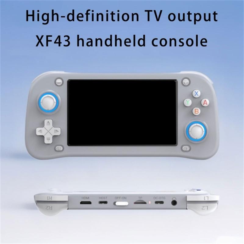 4.3inch Screen Portable Handheld Game Console with Expandable 64G/128G Memory Built In Classical Game Long Battery