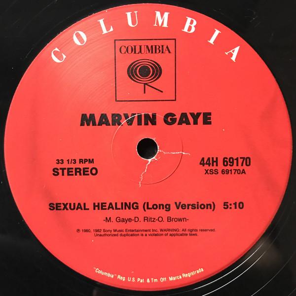 12inch Record MARVIN GAYE RODNEY FRANKLIN Sexual Healing The Groove 44H69170 COLUMBIA US SoulFunk Used