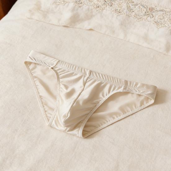 Pánské slipy Volný střih Elastické Střední pas U-vypouklé Kalhotky Jednobarevné Vysoká elasticita Prodyšné Spodní prádlo na spaní