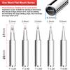 1Set Soldering Iron Tips Replacement Kit Internal Heating Constant Temperature Electric Soldering Iron Tip Soldering Irons Tools