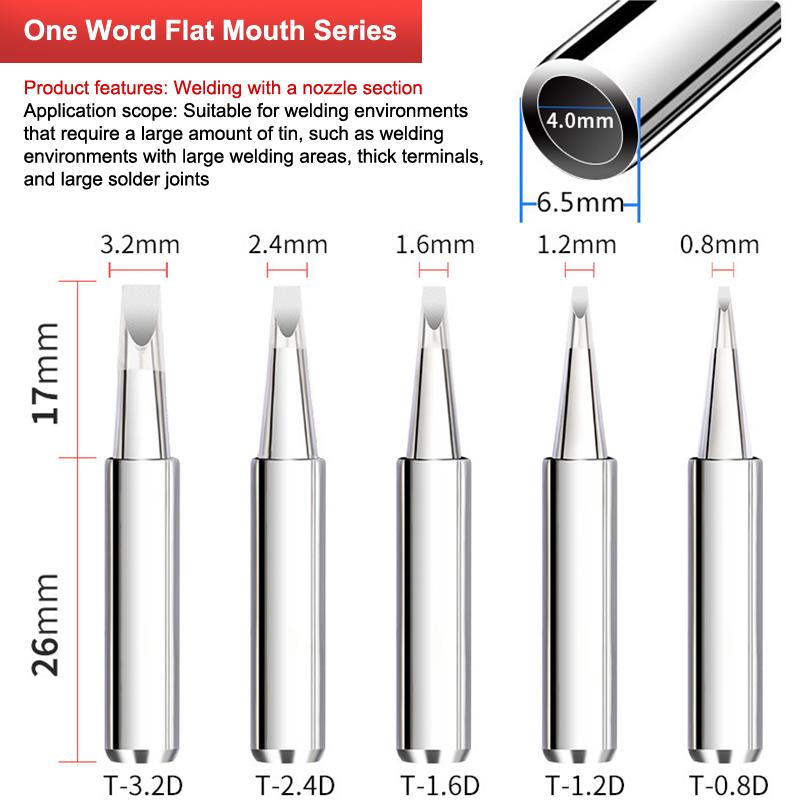 1Set Soldering Iron Tips Replacement Kit Internal Heating Constant Temperature Electric Soldering Iron Tip Soldering Irons Tools