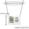 Custom Stainless Steel Graduation Cap Necklace with Laser-Engraved Pendant for Back-to-School Season