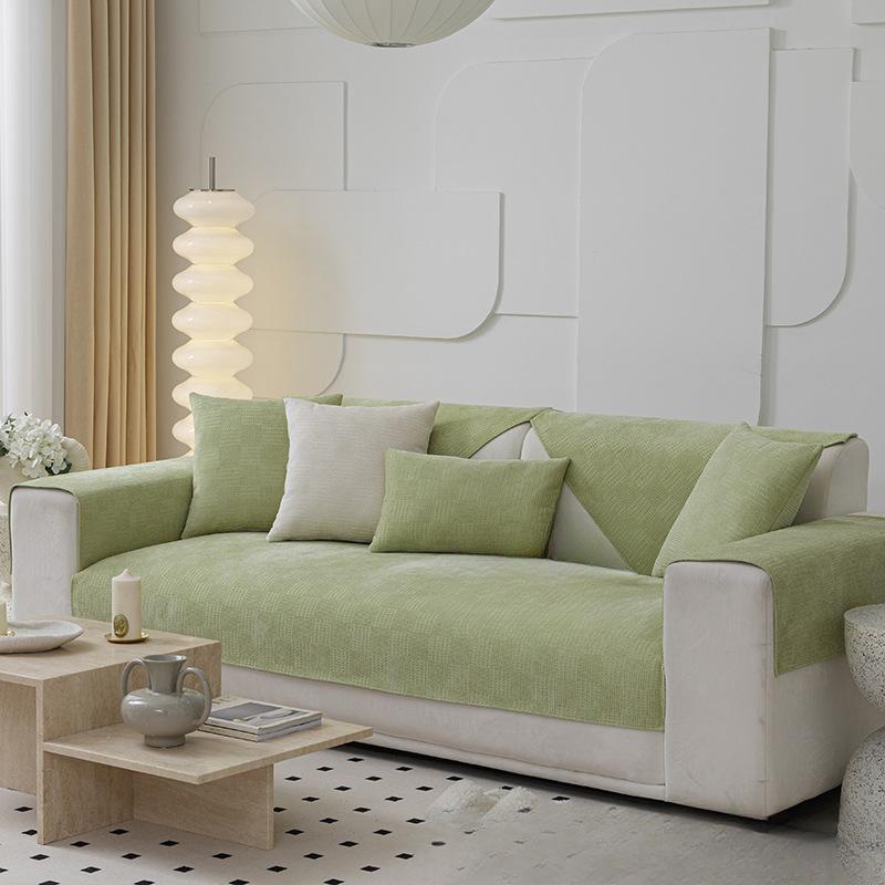 

Современный минимализм, высококачественный серый чехол на подушку для дивана, универсальная высококачественная подушка на четыре сезона, полотенце на спинку, чехол для дивана 70*70cm зелёный